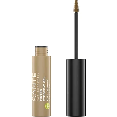Image of Sante Naturkosmetik Tinted Eyebrow Gel 01 Blonde, Liquid Mascara for Light Colour, Brings Brows in Shape &amp; Fills Gaps, Vegan, 3.5 ml