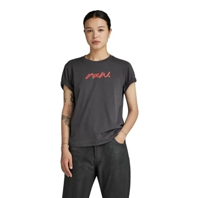 Image of G STAR RAW Women&#039;s Dot Top, Grey (grey asphalt D24497 D626 G277), S