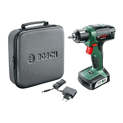 Image of Bosch EasyDrill 12 Cordless Screwdriver (Battery, Charger, Bit, Soft Case (12 V, 1.5 Ah, 20 mm Drill Diameter in Wood))