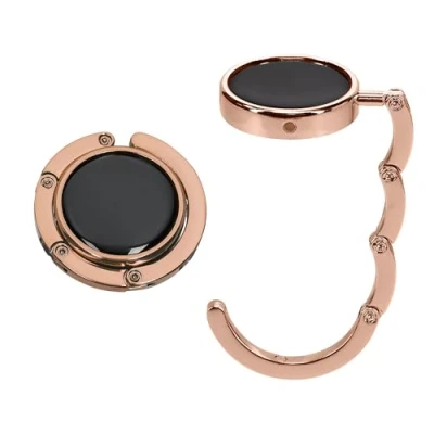 Image of kwmobile Purse Hanger for Table (Set of 2) Hook Folding Handbag Portable Bag Holder