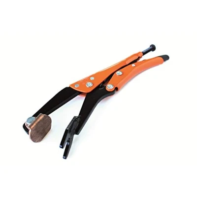Image of Grip On 137 09 9 Inch Plugweld Locking Pliers, Nickel Plated