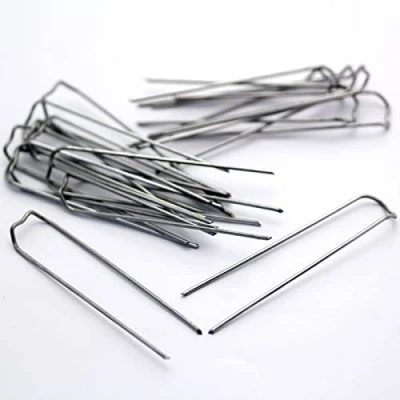 Image of Floralcraft 100pcs German Mossing Pins, 6cm U Pin Pegs for Craft Wreaths Floristy Airplants Funeral Tributes Floral Arrangements