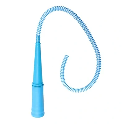 Image of Housoutil Dryer Duct Hose Vent Cleaner Kit and Flexible Lint Brush Vacuum Attachment Remover Power Washer Blue Cleaners