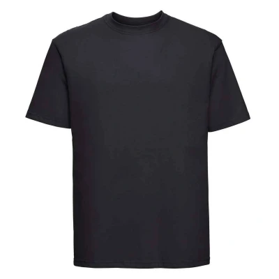 Image of Russell Athletic Mens Ringspun Cotton Classic T Shirt (Black) Size X Large