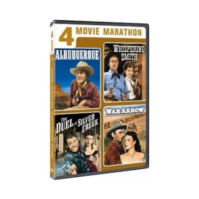 Image of 4 Movie Marathon Classic Western: Albuquerque / Whispering Smith The Duel at Silver Creek War Arrow