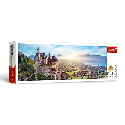 Image of Trefl 1000 el. elementów Panorama Zamek Menthon Francja [PUZZLE]