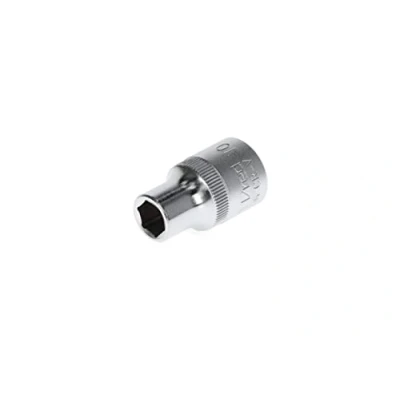 Image of GEDORE red Socket, 1/2&quot; 12.5 mm drive, hexagonal, 10 AF, Tool, R610001006, steel