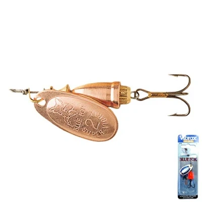Image of Blue Fox 60 40 300IC Classic Vibrax 04 Plated Tackle, 3/8, Copper/Copper