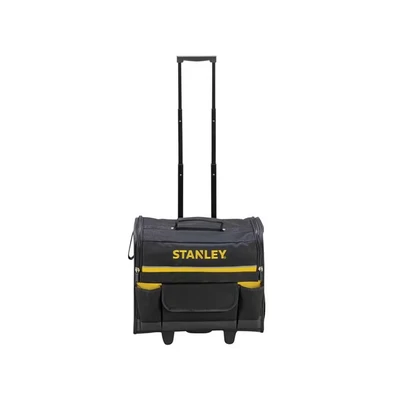 Image of STANLEY 18 Inch Soft Tool Bag on Wheels in Resistant 600 x Denier with Removable Dividers for Drill Storage 1 97 515
