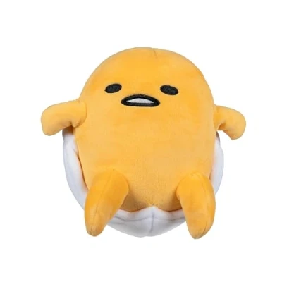 Image of Hello Kitty and Friends 8 Gudetama Squishy Plush Relaxing in an Egg Shell Officially Licensed Sanrio Product by Jazwares Ages 6+