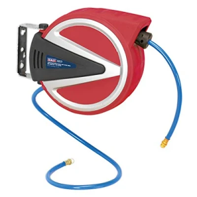 Image of Sealey Retractable Air Hose Reel 12m Ø6.5mm ID PU