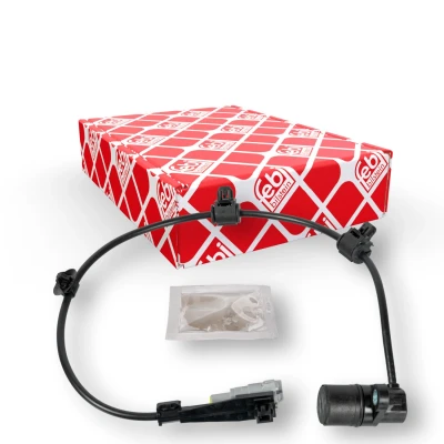 Image of 895460K050 ABS Sensor FEBI BILSTEIN 174483 Rear Axle Left with grease 1275Ohm 485mm