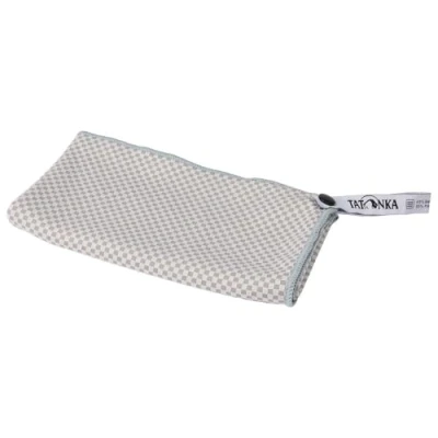 Image of Tatonka Travel Towel Bamboo L (80 x 160 cm) Ultra Light, Extremely Absorbent, Quick Drying, Antibacterial and Odour Neutralising Includes Packing Bag Grey)