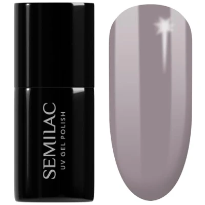 Image of SEMILAC UV Gel Nail Polish Soak Off, Long Lasting and Easy to Apply. Perfect for Home &amp; Salon use UV/LED Nails 7ml 140 Little Stone.