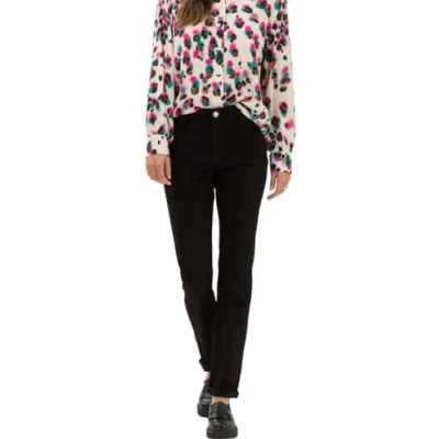 Image of BRAX Women&#039;s Style Carola Winter Dream Pants, Black, 34W x 32L
