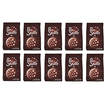 Image of 12x Mulino Bianco pan di Stelle Cacao Italian Biscuits Cookies 350g