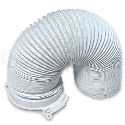Image of bartyspares Tumble Dryer Vent Hose &amp; Adaptor Extra Long 2.5 metre Pipe Exhaust kit compatible with HOTPOINT