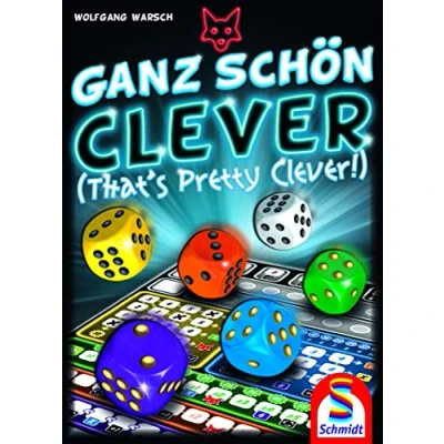 Image of Schmidt Ganz Schon Clever Board Game Ages 8+ 1 4 Players 30 Minutes Playing Time