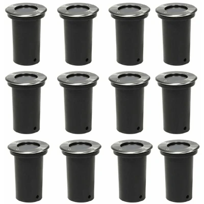 Image of vidaXL Outdoor Ground Lights 12 pcs Round