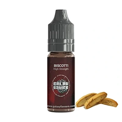 Image of Biscotti High Strength Flavouring 230+ Flavours Galaxy Food 10ml Bottle