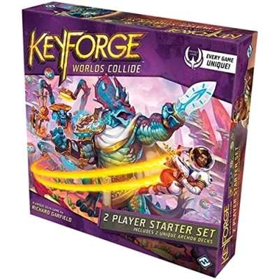 Image of Fantasy Flight Games FFGKF07 KeyForge: Worlds Collide 2 Player Starter Set, Mixed Colours