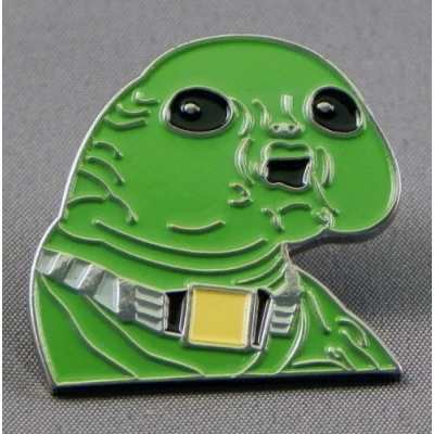 Image of Metal Enamel Pin Badge Doctor Dr. Who Enemy Slitheen (Raxacoricofallapatorius)