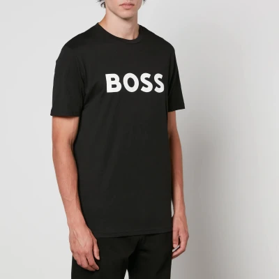 Image of BOSS Print Tshirt, Men&#039;s, Size: Medium, Black