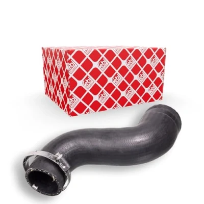 Image of 9065280182, A9065280182 Turbocharger Hose FEBI BILSTEIN 103139 67mm with clamp MERCEDES BENZ: Sprinter 3.5 T Platform/Chassis, Van