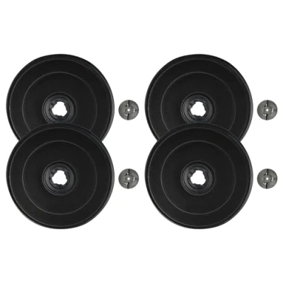 Image of Vhbw 4x Activated Carbon Filter compatible with Miele DA126, DA124 55, DA130, DA14555BW, DA124, DA12455, DA145 55 Extractor Hood 2.3 cm