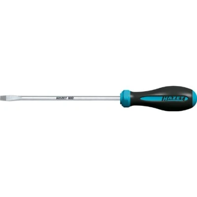 Image of HAZET 802 55 Slot Profile HEXAnamic Screwdriver Chrome Plated