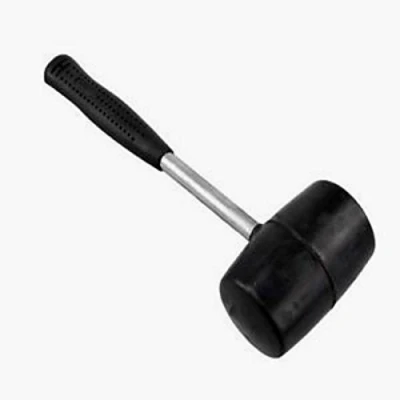 Image of Marksman 16OZ 16 OZ RUBBER MALLET/HAMMER WITH STEEL SHAFT
