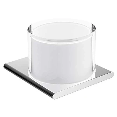 Image of Keuco Edition 11552019000 Lotion Dispenser 400, with real Crystal Glass, Silver