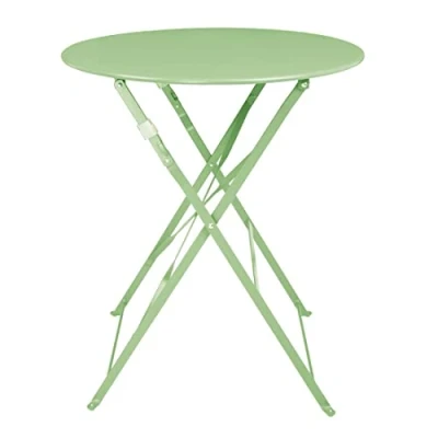 Image of Bolero Perth Light Green Table Round Pavement Style 600mm FT272