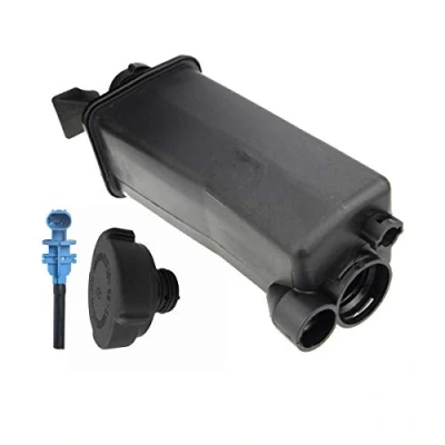 Image of Frankberg Coolant Expansion Tank with Sensor &amp; Lid Compatible 3 Series E46 316 318 320 330 X5 E53 3.0d 1998 2007 17137787040
