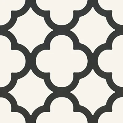 Image of Reverie Patterned Floor &amp; Wall Porcelain Tile, Decor 2, 200mm x Kitchen or Bathroom splashback