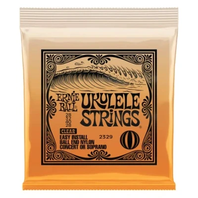 Image of Ernie Ball Concert/Soprano Nylon End Ukulele Strings Clear