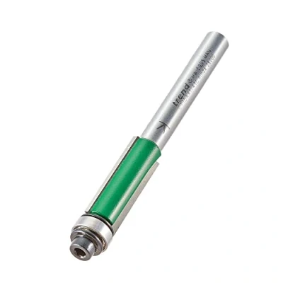 Image of Trend CraftPro Self Guided Trimmer Router Cutter Bit, 1/4 Inch Shank, 9.5mm Cut Diameter &amp; 24.5mm Length, Tungsten Carbide Tipped, C115AX1/4TC