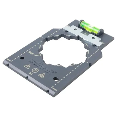 Image of wolfcraft Marking and Alignment Template I 5975000 for Fast, Error Free Installation of sockets Switch Inserts in Drywall