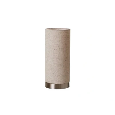 Image of Table Lamp &#039;Ronja&#039; (incl. Touch dimmer) dimmable (Modern) in Cream Made of Textile for e.g. Bedroom (1 Light Source, E14) from Lindby Desk Lamps