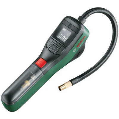 Image of Bosch Electric Bike Pump, Portable Air Cordless Tyre Inflator EasyPump (3.0 Ah battery, 3.6 Volt, Autostop function, 150 PSI, 10.3 bar, LED, rechargeable via USB C cable, in carton box)