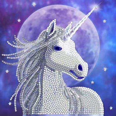 Image of CCK A71: &quot;Starlight&quot; 18x18cm Crystal Art Card ANNE STOKES