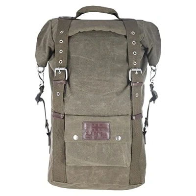 Image of Oxford Heritage Backpack Khaki 30L Motorcycle Bike Luggage (OL575),7.9 Gal.