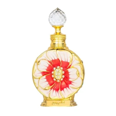 Image of Swiss Arabian Layali Rouge For Women Floral, Fruity, Gourmand Concentrated Perfum Oil Luxury Fragrance From Dubai Long Lasting Perfume With Papaya, Lemon, Peach, Rose, Coconut, Hibiscus Notes 15ml