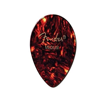 Image of Fender 098 0347 700 347 Shape Picks, 12 Count, Shell, Thin