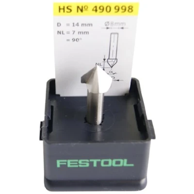Image of Festool Fresa para ranuras en V HS S8 D14/7/90