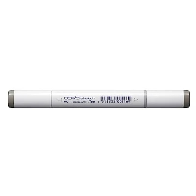 Image of Copic Sketch Coloured Marker Pen (W 7) Warm Gray No.7, For Art &amp; Crafts, Colouring, Graphics, Highlighter, Design, Anime, Professional Beginners, Supplies Colouring Books