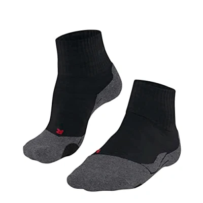 Image of FALKE Men&#039;s TK2 Explore Short M SSO Wool Thick Anti Blister 1 Pair Hiking Socks, Black (Black Mix 3010), 11 12.5