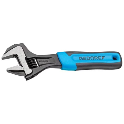 Image of GEDORE Single open ended adjustable spanner, AF 36 mm (1 7/16&quot;), Scale, Phosphated, Plastic grip 60 S 12 JP