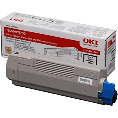 Image of OKI C5650 Toner Cartridge 8000 Pages Black