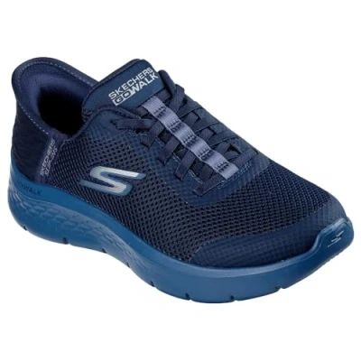 Image of Skechers Women&#039;s GO Walk Flex Grand Entry Sneaker, Navy, 6 UK